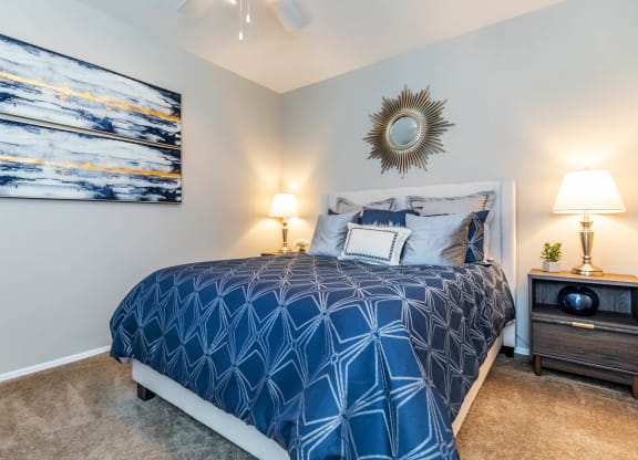 Bed in bedroom1 at The Paseo by Picerne, Arizona, 85395