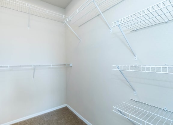 white closet at The Paseo by Picerne, Arizona