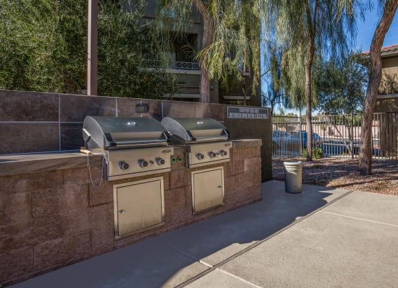 Community Grill Stations at The Passage Apartments by Picerne, Henderson, Nevada