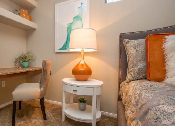 Study Area In Bedroom at The Passage Apartments by Picerne, Henderson, NV, 89014