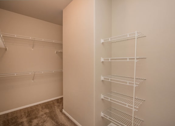 Built-In Shelving In Closet at The Passage Apartments by Picerne, Henderson