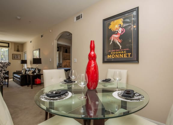 Dining Space at The Passage Apartments by Picerne, Henderson, NV, 89014