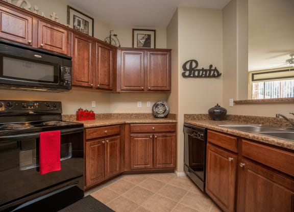Modern Kitchen at The Passage Apartments by Picerne, Henderson