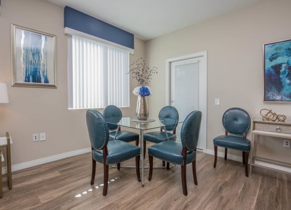 Dining Space at The Passage Apartments by Picerne, Henderson, Nevada