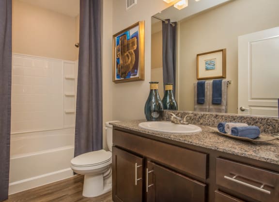 Modern Bathroom at The Passage Apartments by Picerne, Henderson, Nevada