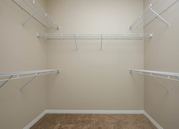 Generous Walk-In Closets With Shelving at The Passage Apartments by Picerne, Henderson, Nevada