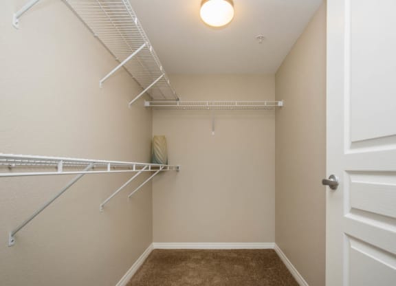 Built-In Shelving In Closet at The Passage Apartments by Picerne, Nevada