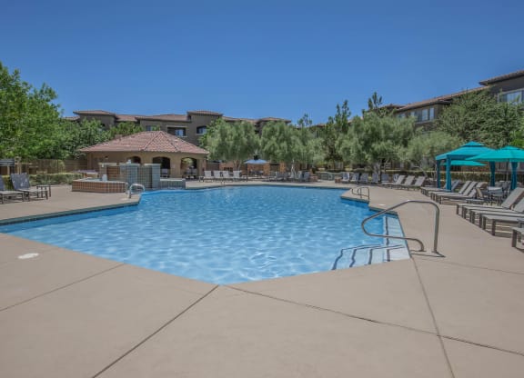Swimming Pool With Relaxing Sundecks at The Pavilions by Picerne, Las Vegas, NV