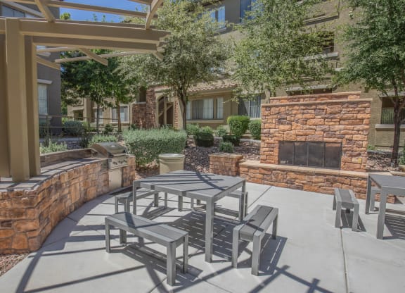 Courtyard Patio at The Pavilions by Picerne, Las Vegas, Nevada