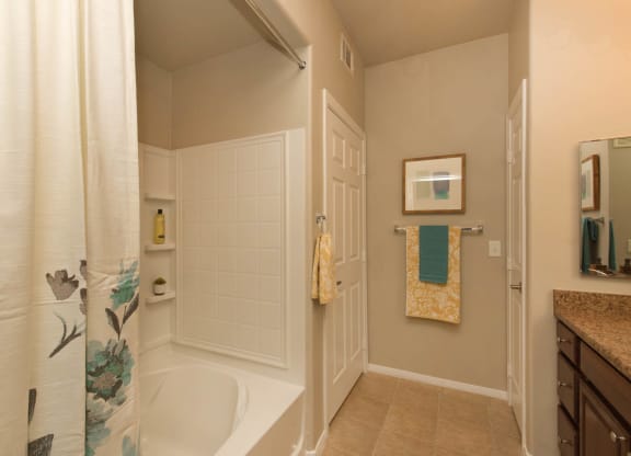 Bright Bathroom at The Pavilions by Picerne, Las Vegas, NV