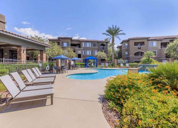 Poolside Decks at The Preserve by Picerne, N Las Vegas, NV