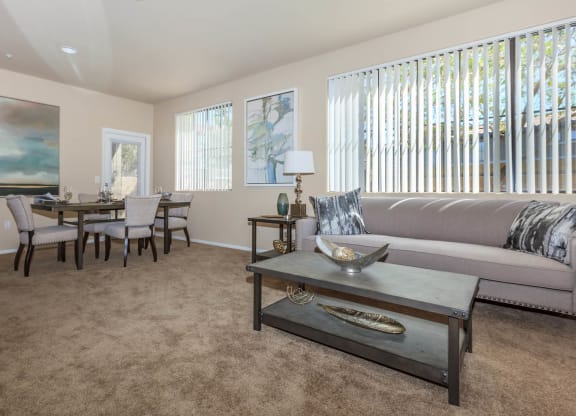 Living Area With Dining View at The Preserve by Picerne, Nevada