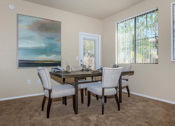 Dining Area at The Preserve by Picerne, N Las Vegas, Nevada