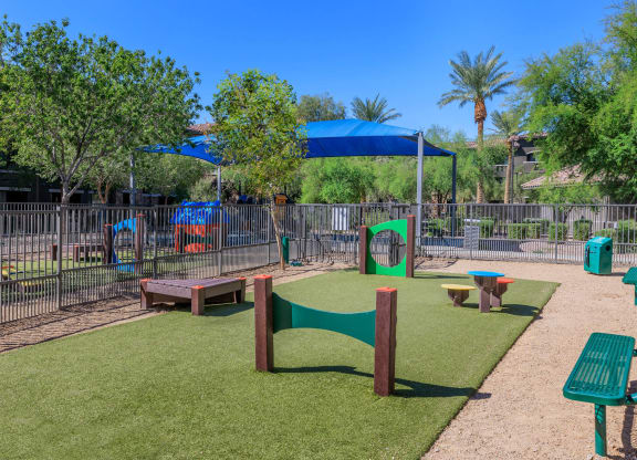 Dog Park With Agility Equipment's at The Presidio by Picerne, Nevada