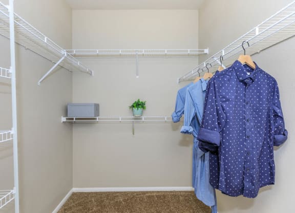 Walk-In Closets With Built-In Shelving at The Presidio by Picerne, Nevada, 89084