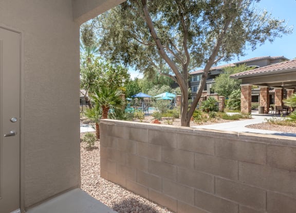 Backyard at The Presidio by Picerne, N Las Vegas, 89084