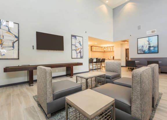 Living room with tv at The Summit by Picerne, Nevada, 89052