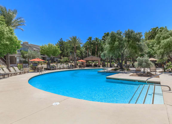 Pool view at The Summit by Picerne, Nevada