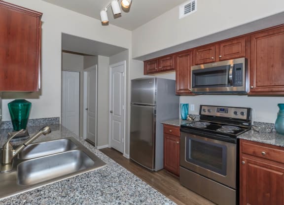 Wooden cabinets at The Summit by Picerne, Nevada
