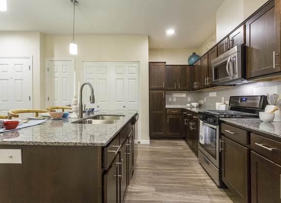 Wooden cabinets at The View at Horizon Ridge, Nevada, 89012
