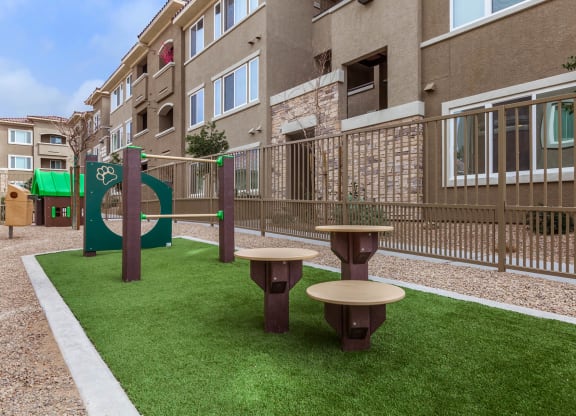 Dog park area at The View at Horizon Ridge, Henderson, NV