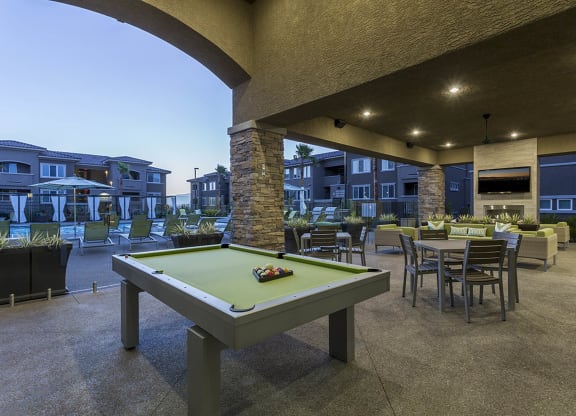 Clubhouse games at The View at Horizon Ridge, Henderson