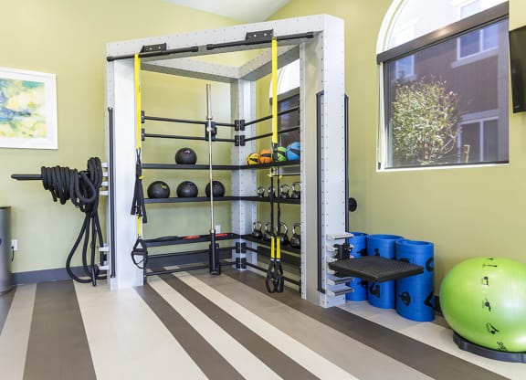 Gym at The View at Horizon Ridge, Henderson, NV