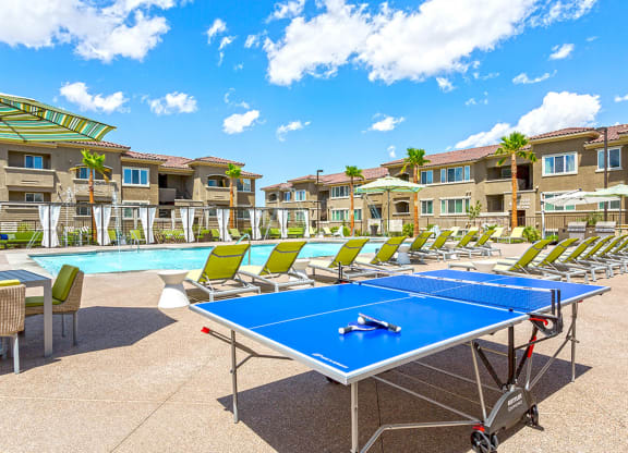 Outdoor games at The View at Horizon Ridge, Henderson, NV, 89012