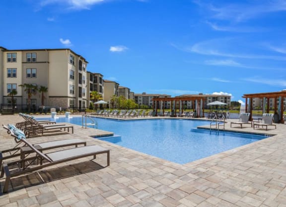 Pool Area at The Oasis at Town Center, Florida, 32246