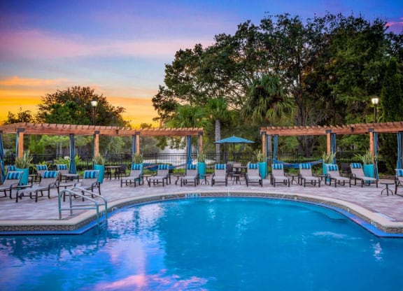 Brandon Twilight Pool at The Oasis at Brandon, Riverview, FL, 33578