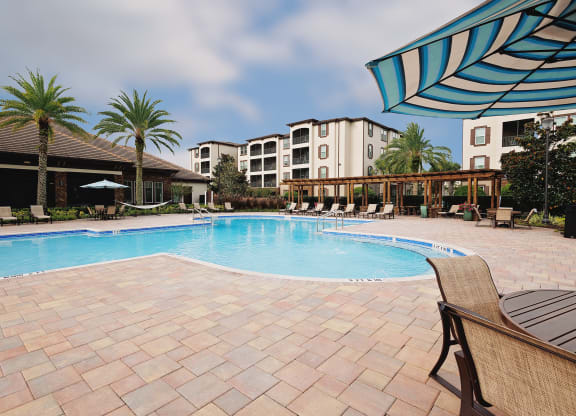 Pool And Sundecks at The Oasis at Moss Park, Florida, 32832