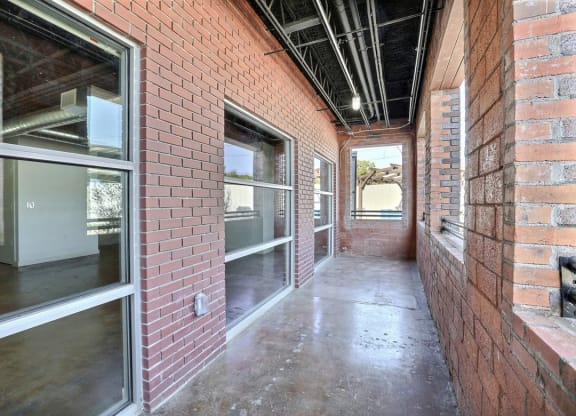 Unit 5 Patio at 3333 Elm Street Lofts in Deep Ellum, Dallas, Texas, TX
