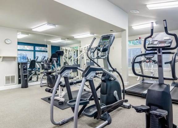 Cardio Equipment at Abbey Rowe Apartments in Olympia, Washington, WA
