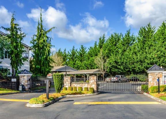 Controlled Access Gates at Abbey Rowe Apartments in Olympia, Washington, WA