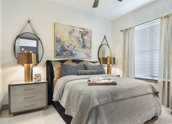 Spacious Bedroom With Comfortable Bed at The Alastair at Aria Village, Georgia, 30328