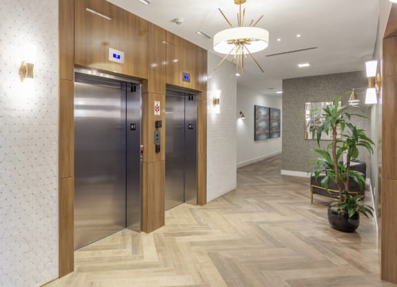 Elevator Access at Alameda West, Miami