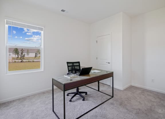 Bedroom/office space in Poplar floor plan at Beacon at Ashley River Landing in Summerville, SC