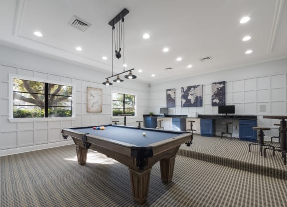 Billiards Room at Sundance at Clermont in Clermont FL