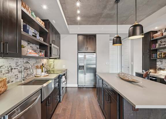 The Case Building Apartments in Dallas, TX 1 Bedroom Kitchen