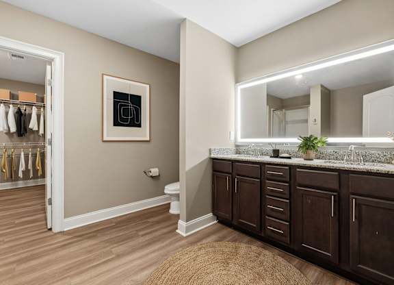 2 Bedroom Unit| Virtually Staged Bathroom at Capital Grand in Tallahassee, FL
