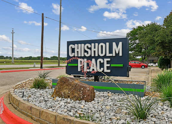 Sign at Chisholm Place in Plano, TX