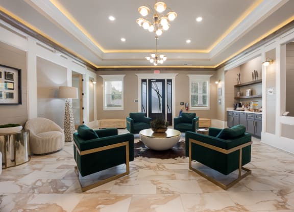 Clubhouse Interior at Capital Grand Apartments in Tallahassee, FL