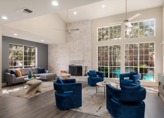 Clubhouse Interior at Vista Crossing Apartments in San Antonio, TX