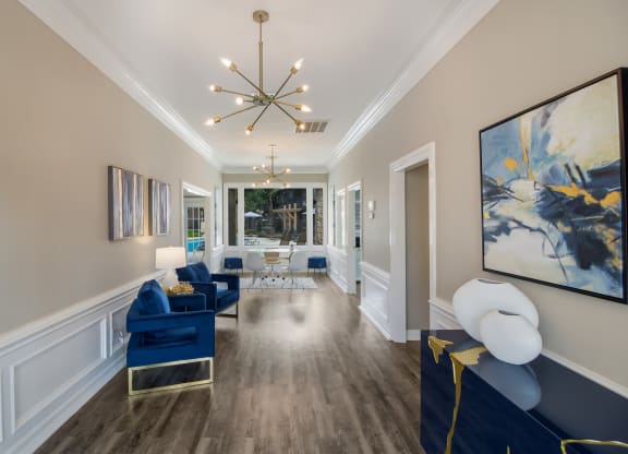 Clubhouse Interior at Willow Brook Crossing Apartments in Houston, TX