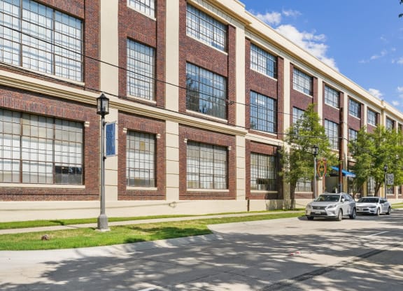 Exterior view of the Continental Lofts Building | Continental Building Lofts from Deep Ellum Lofts in Dallas, TX