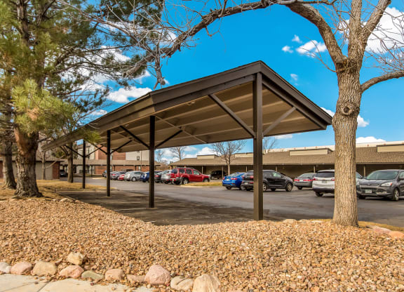 Carports at Greensview Apartments in Aurora, Colorado, CO