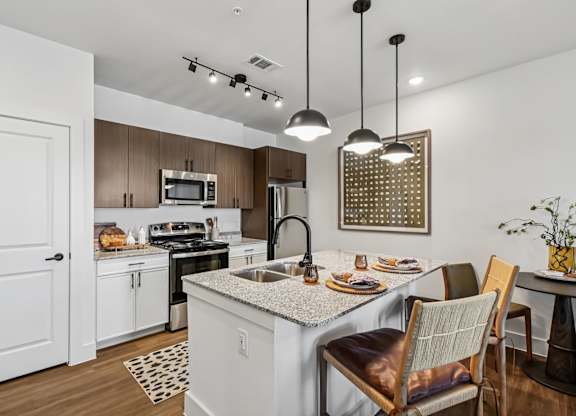 Model Unit in Chapel Park Apartments in Waco, TX