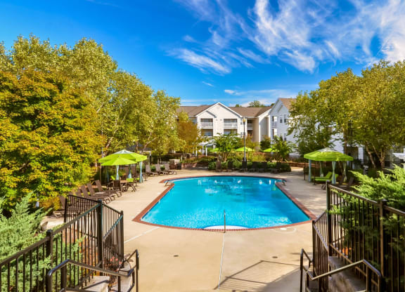 Pool View at Courthouse Square Apartments in Stafford, VA