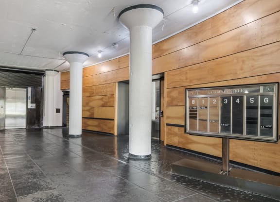 Lobby Entrance at 3200 Main Lofts in Deep Ellum, Dallas, Texas, TX