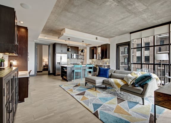 Engineered Wood Style Flooring at The Case Building, Dallas